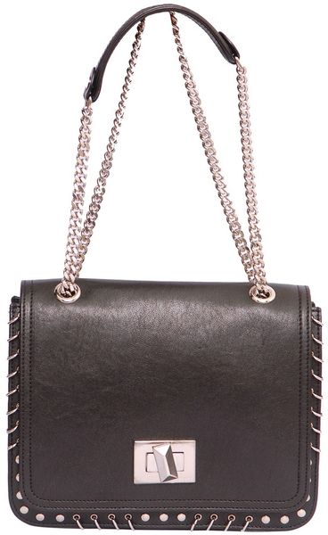 Emilio Pucci Leather Marquise Piercing Bag in Black | Lyst