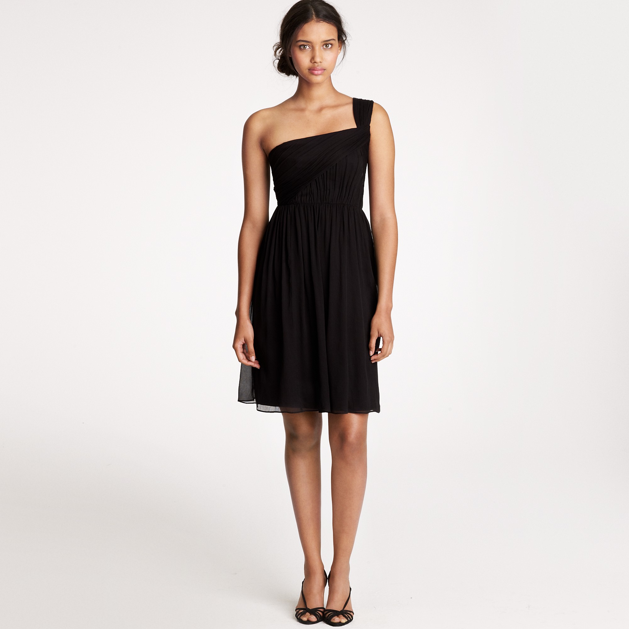j crew one shoulder dress