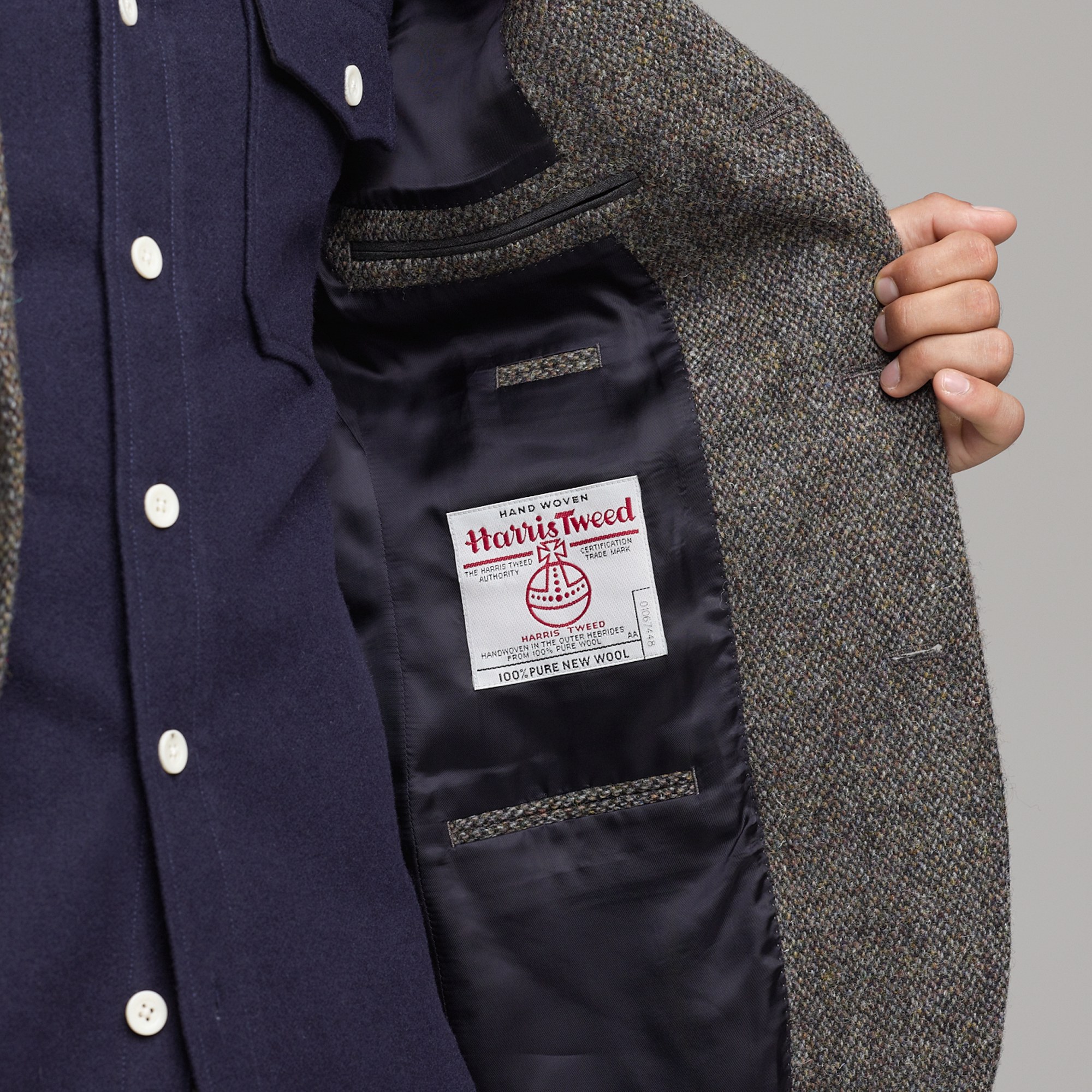 J.Crew Harris Tweed Sportcoat in Ludlow Fit in Brown for Men | Lyst