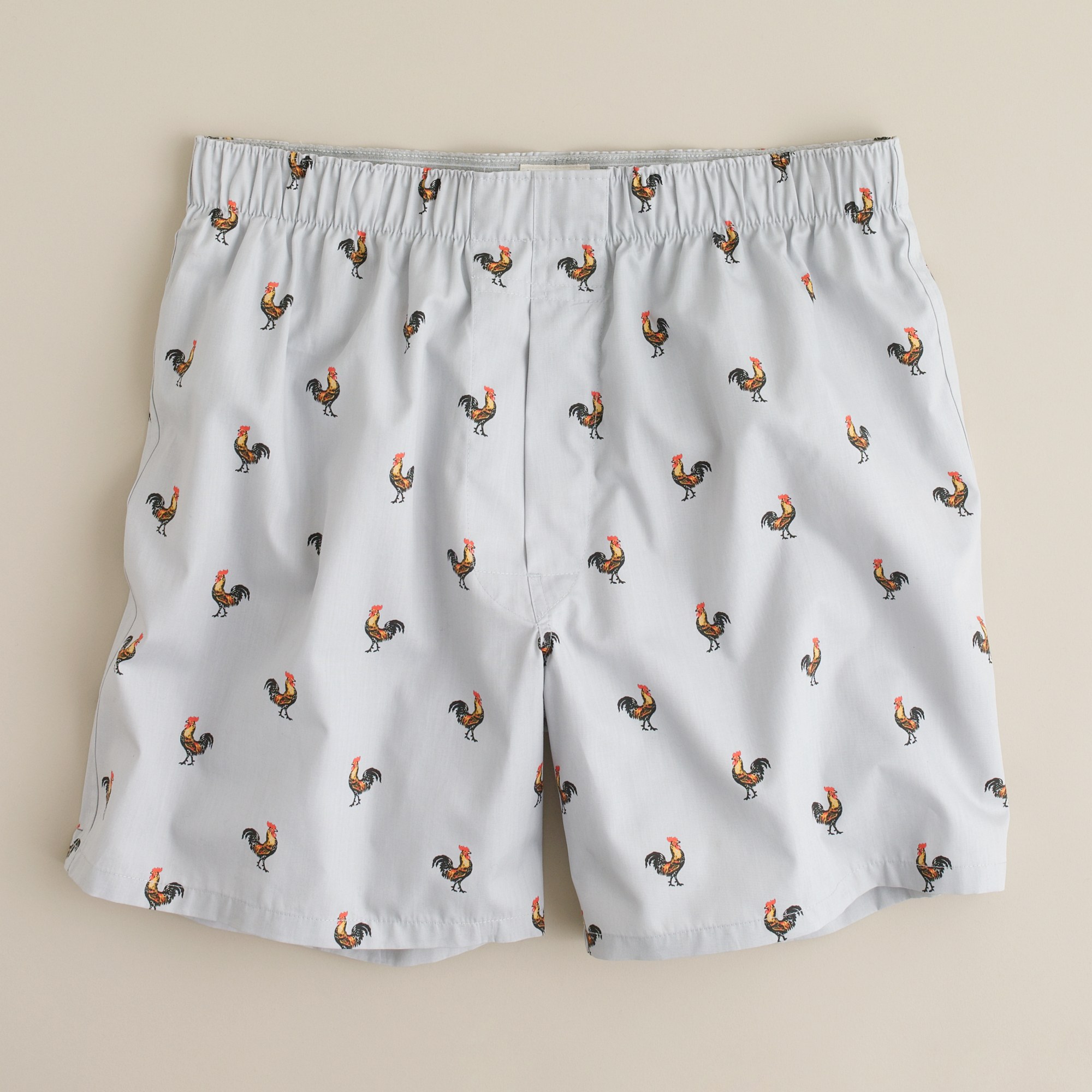 J.Crew Rooster Boxers in Gray for Men Lyst