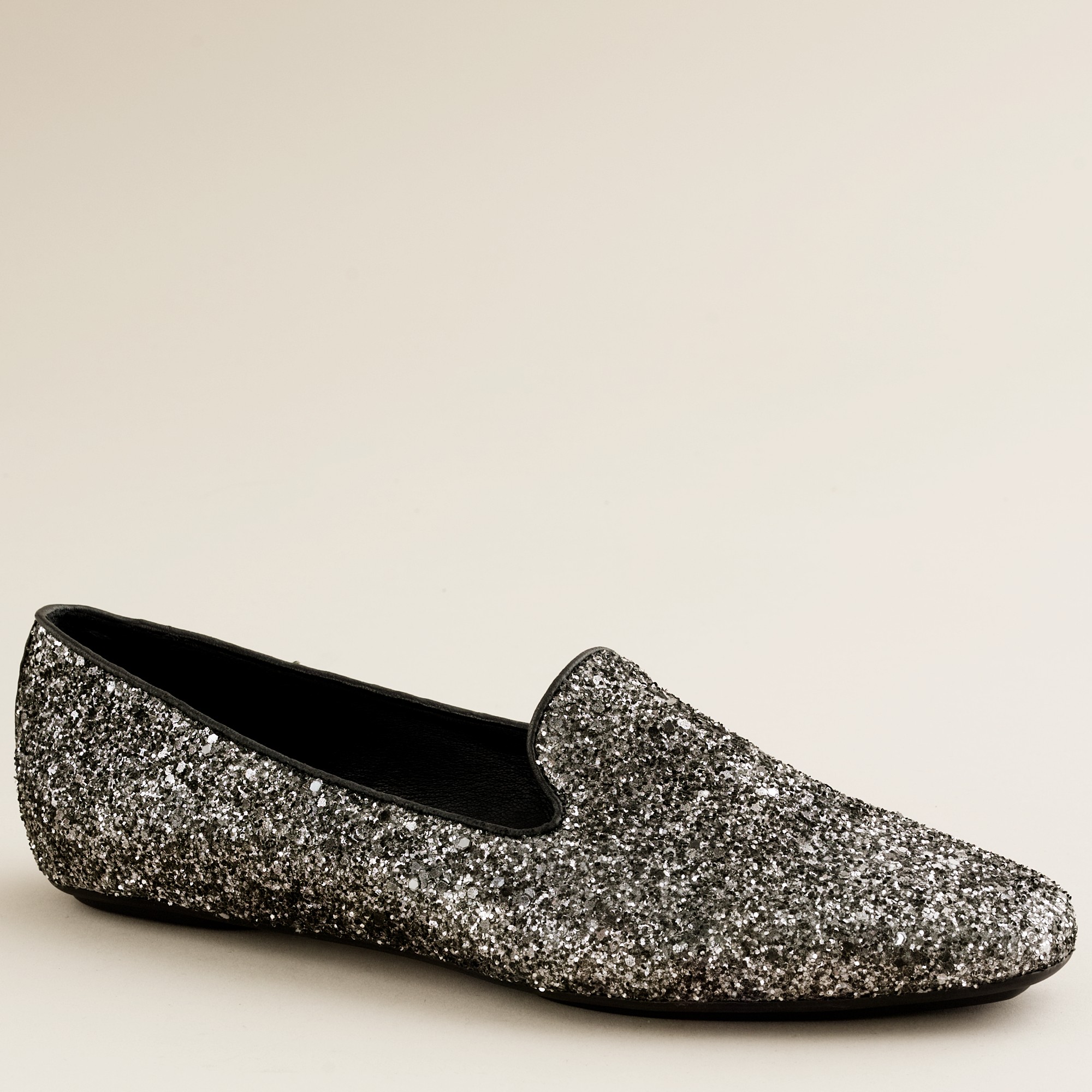 sparkly loafers