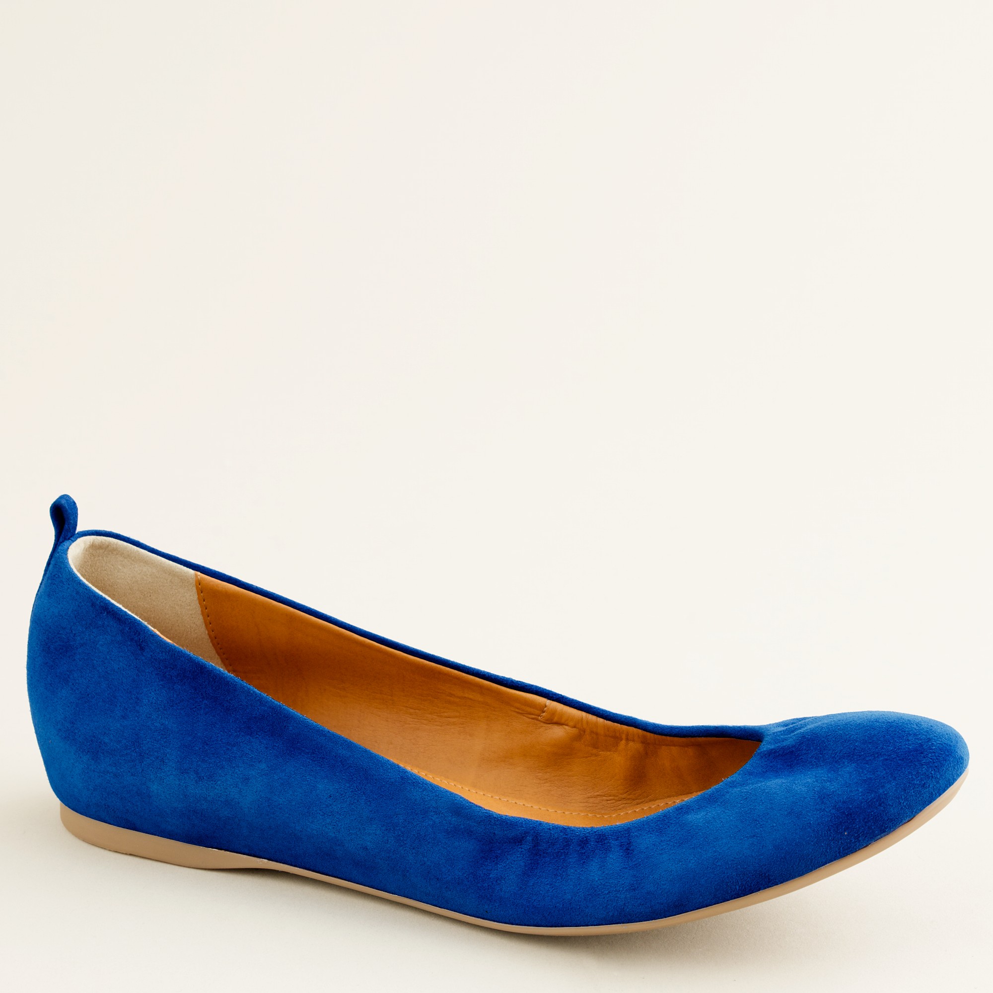 j crew blue suede flats