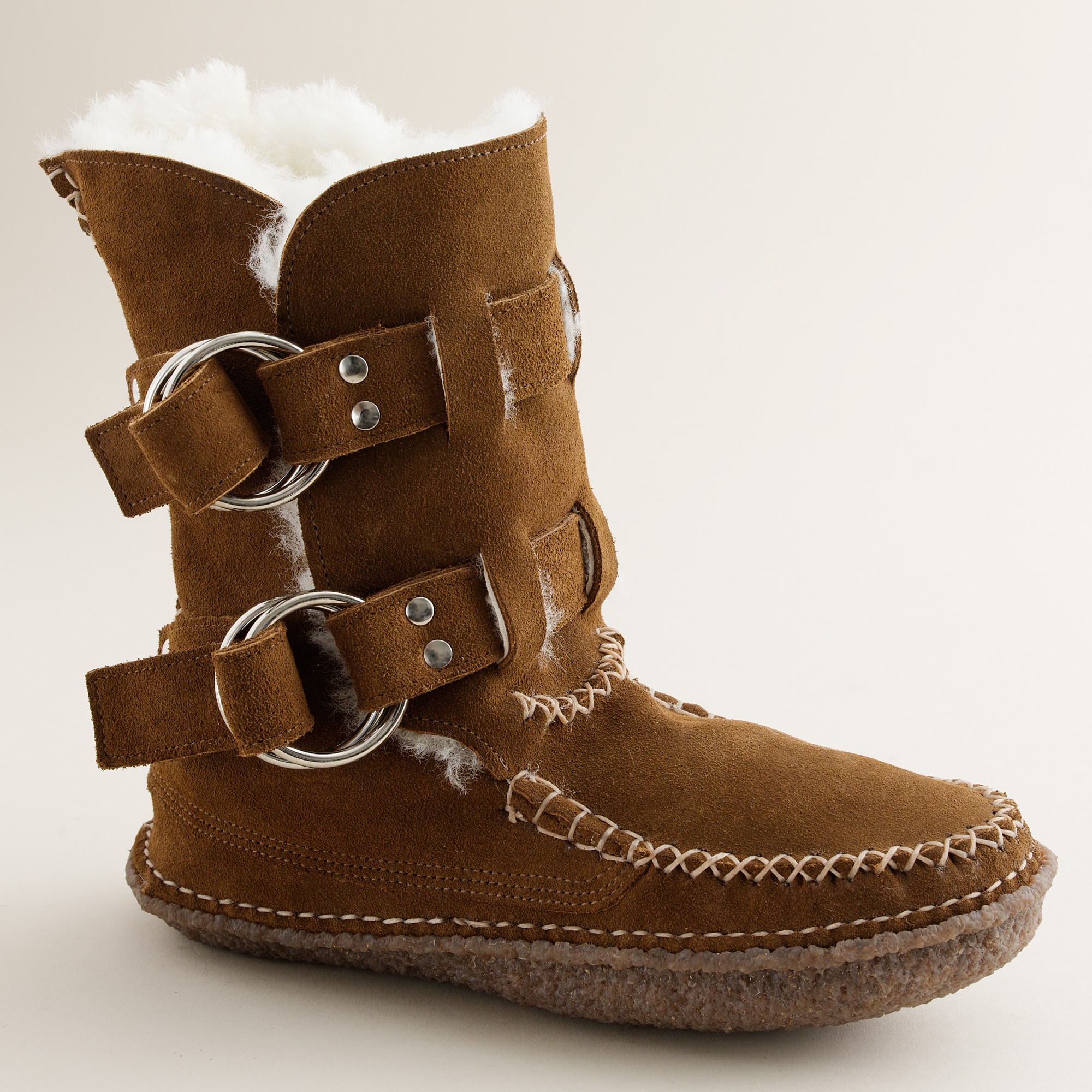 J.crew Quoddy® Doublering Boots in Suede in Brown Lyst