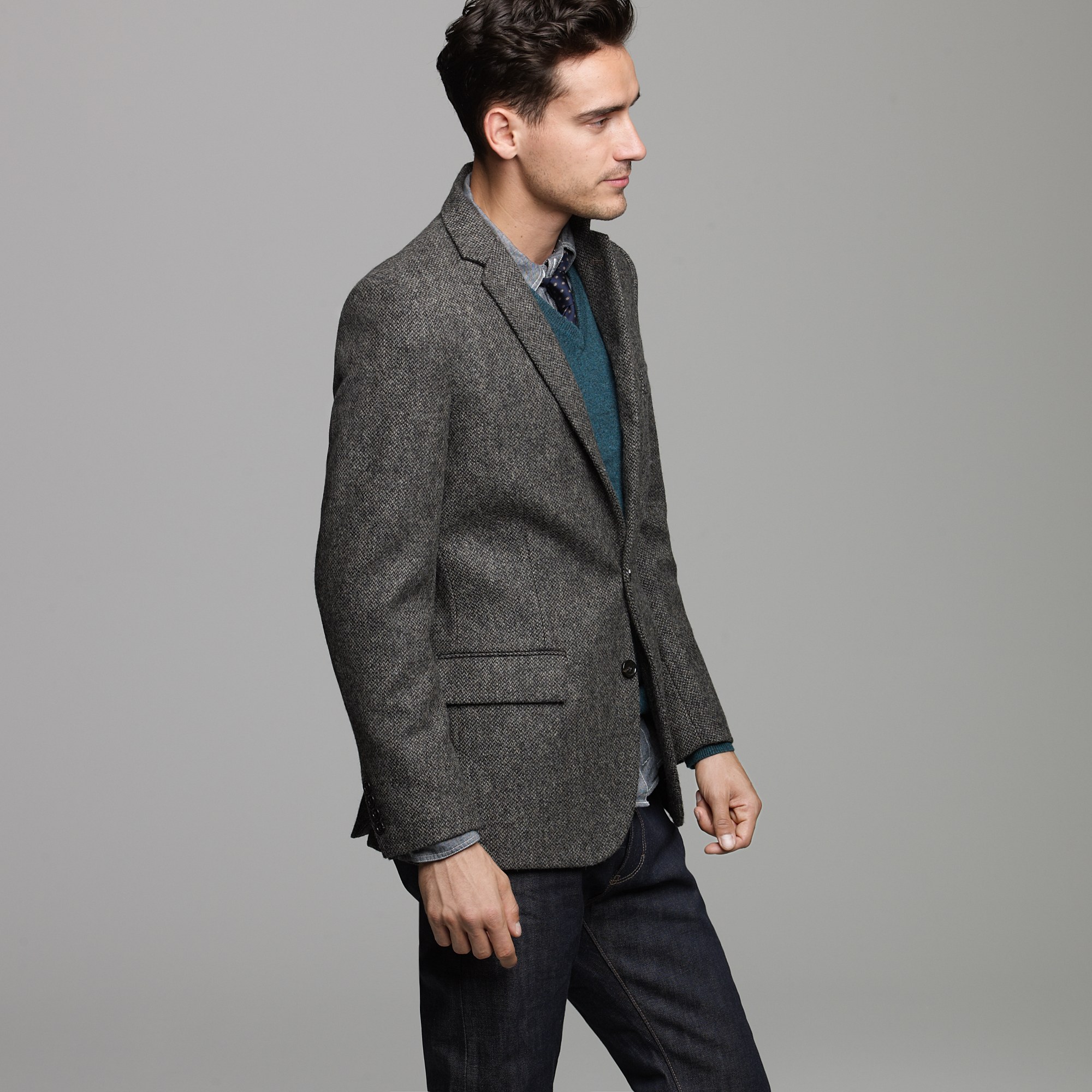 j crew ludlow tweed blazer