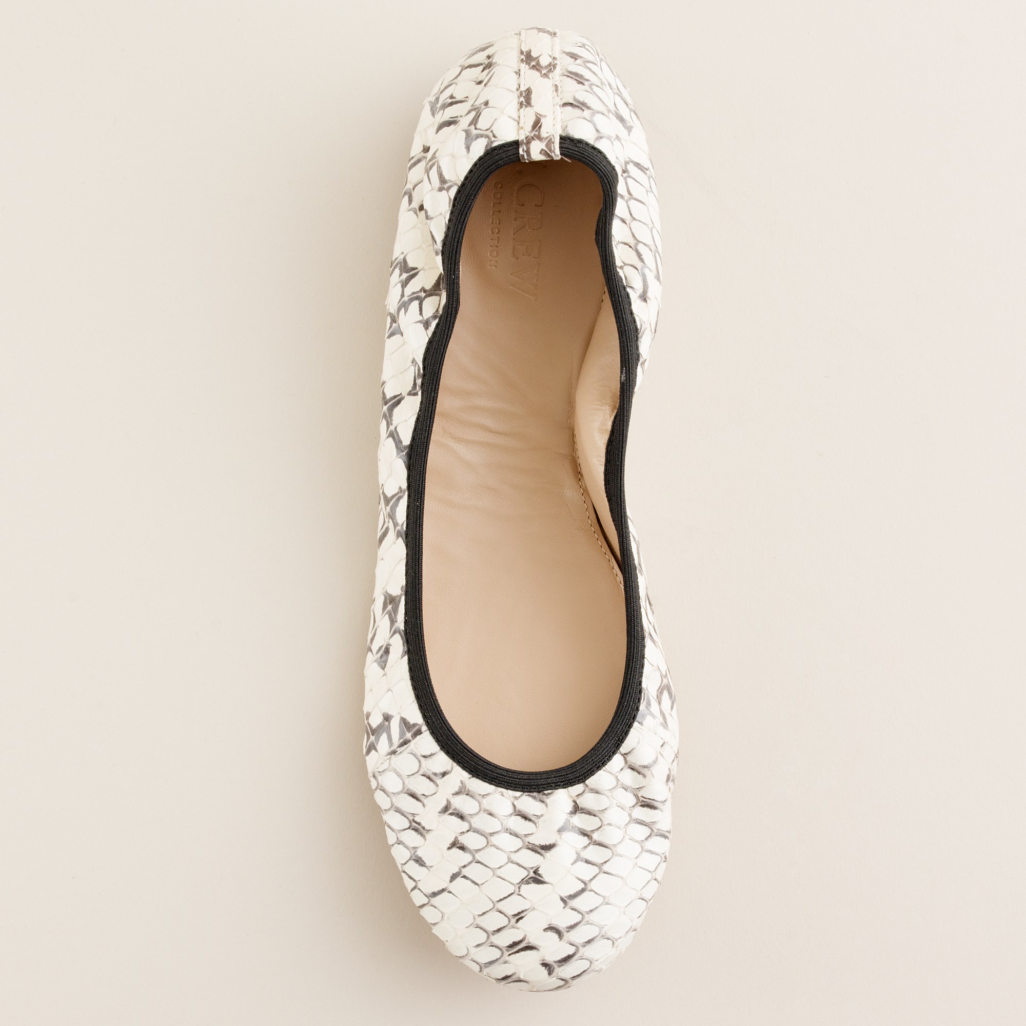 j crew snakeskin flats
