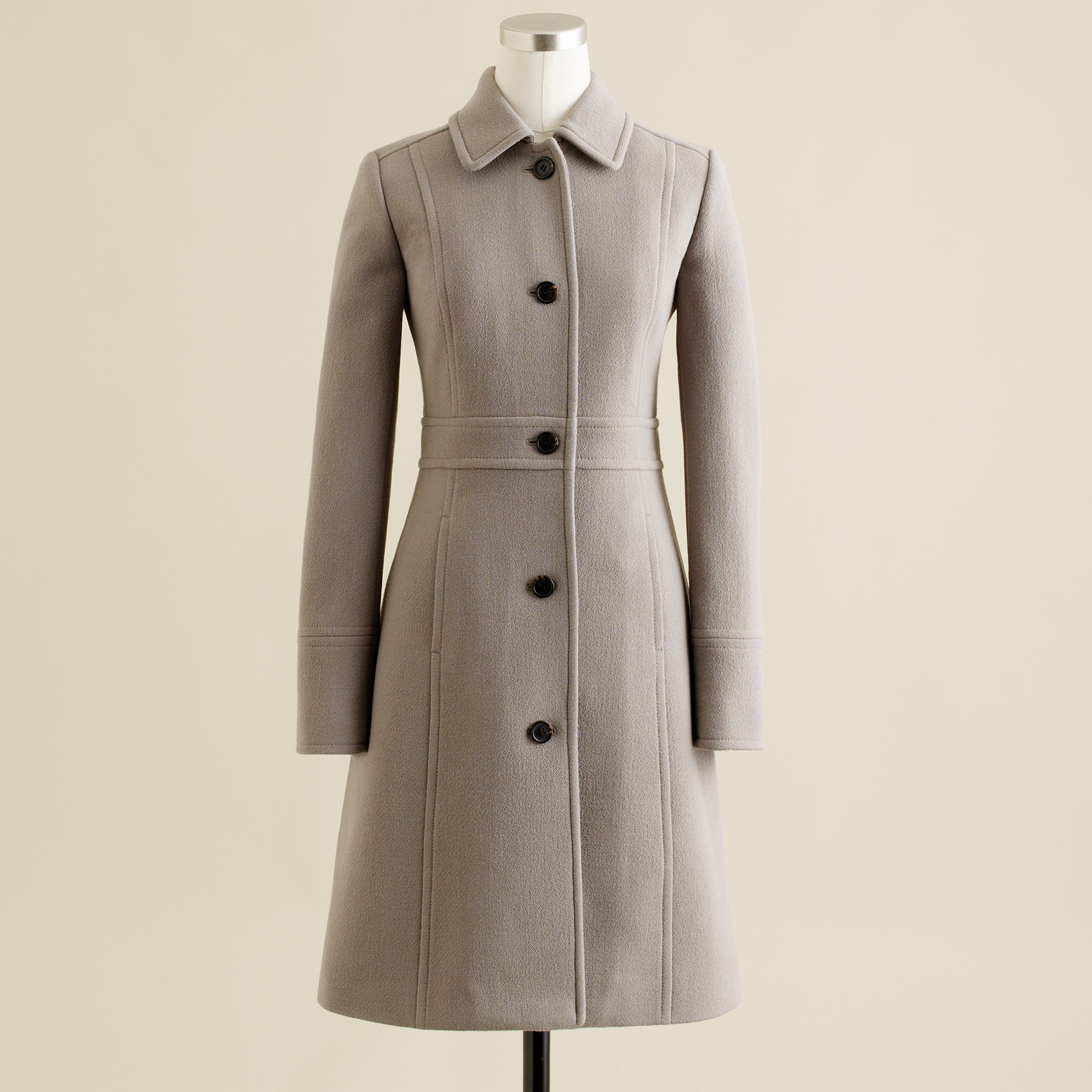 j crew gray coat