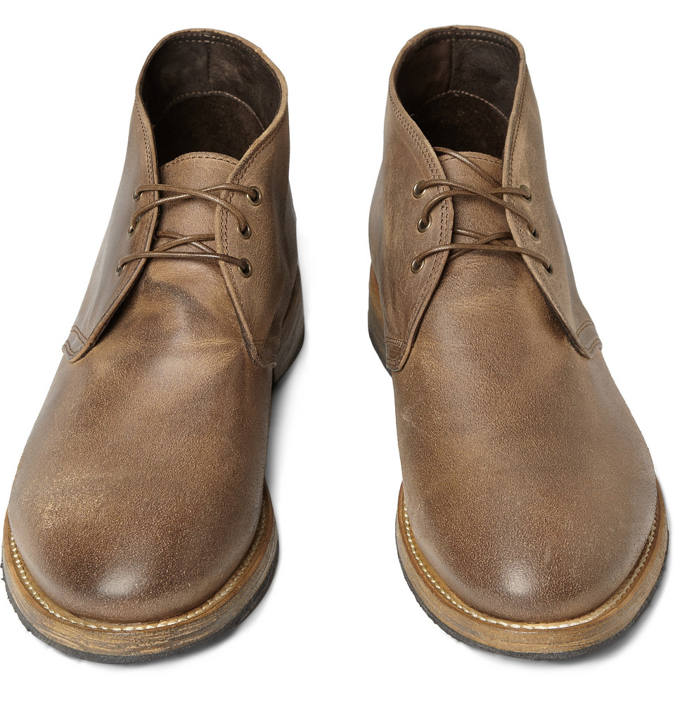 womens leather desert boots