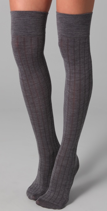 thigh high wool socks
