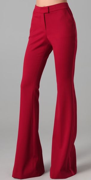 Rachel Zoe Hutton Tuxedo Pants in Red (ruby) | Lyst