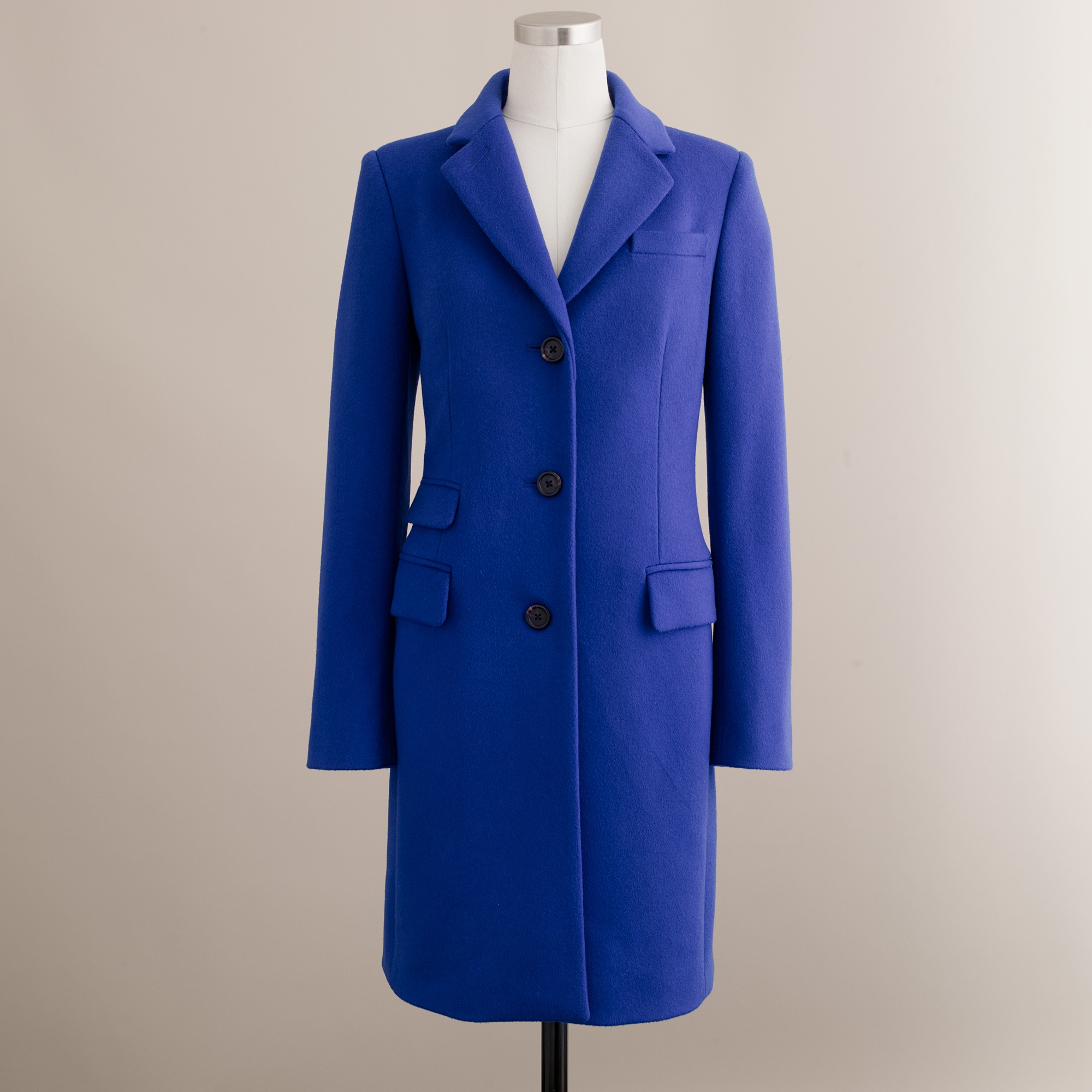 J.crew Plaza Coat in Blue Lyst