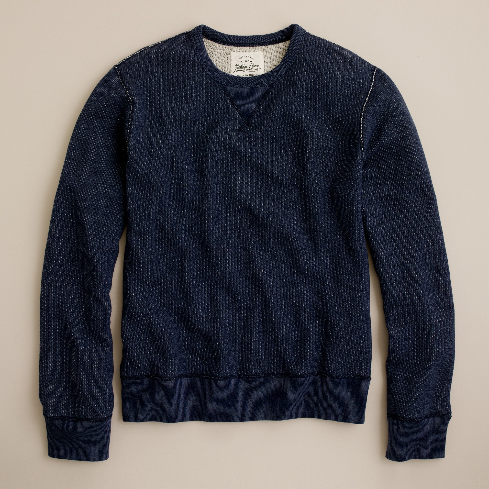 j crew vintage fleece sweatshirt