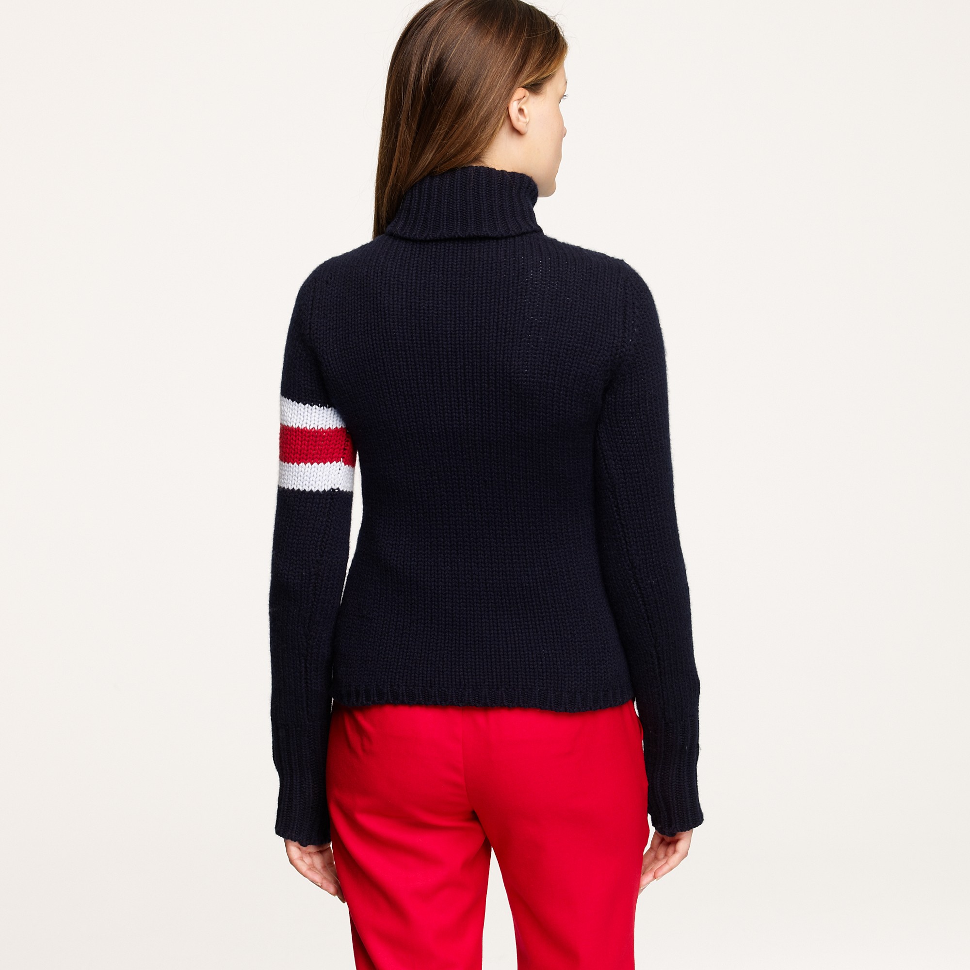 J.crew Authier® Arm Band Sweater in Blue Lyst