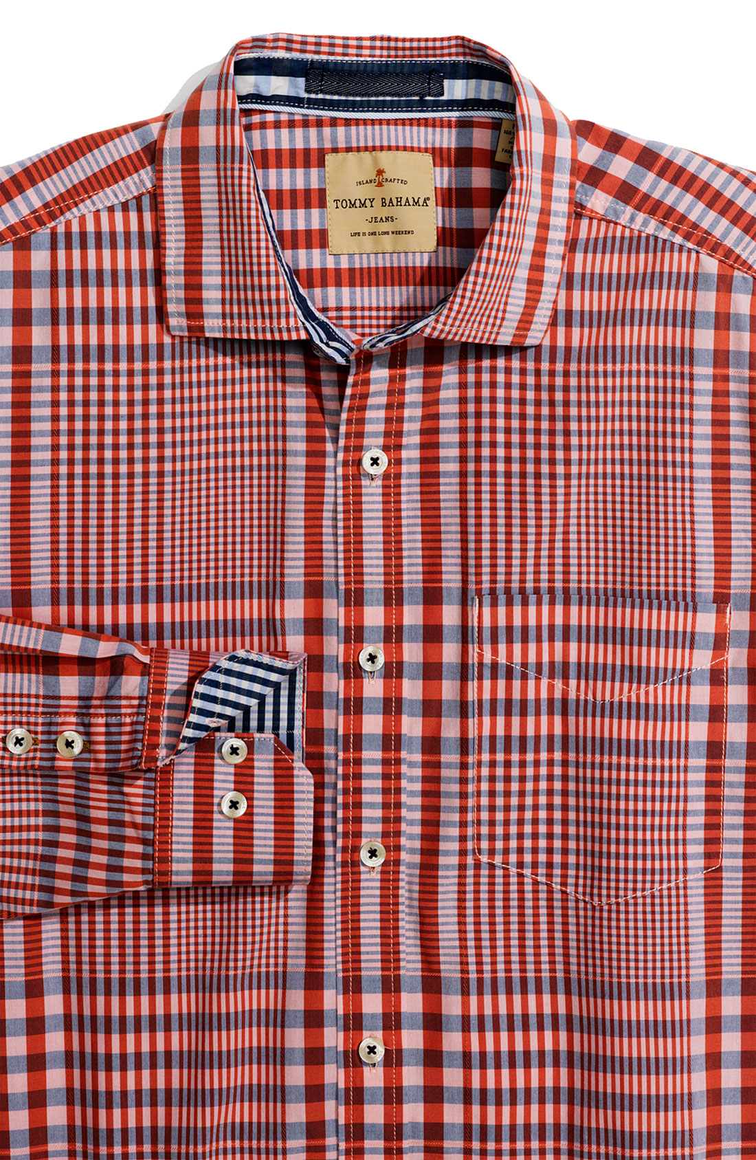 Tommy Bahama Tommy Bahama Wild Gingham Shirt in Red for Men (bali ...