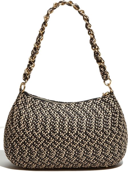 Eric Javits Squishee® Woven Chain Shoulder Bag in Black (mali) | Lyst