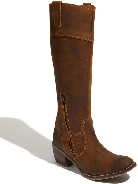 Kickers Utopiale Suede Boot in Brown (light brown) | Lyst