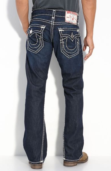 True Religion Joey - Super T Bootcut Jeans in Blue for Men (broken ...