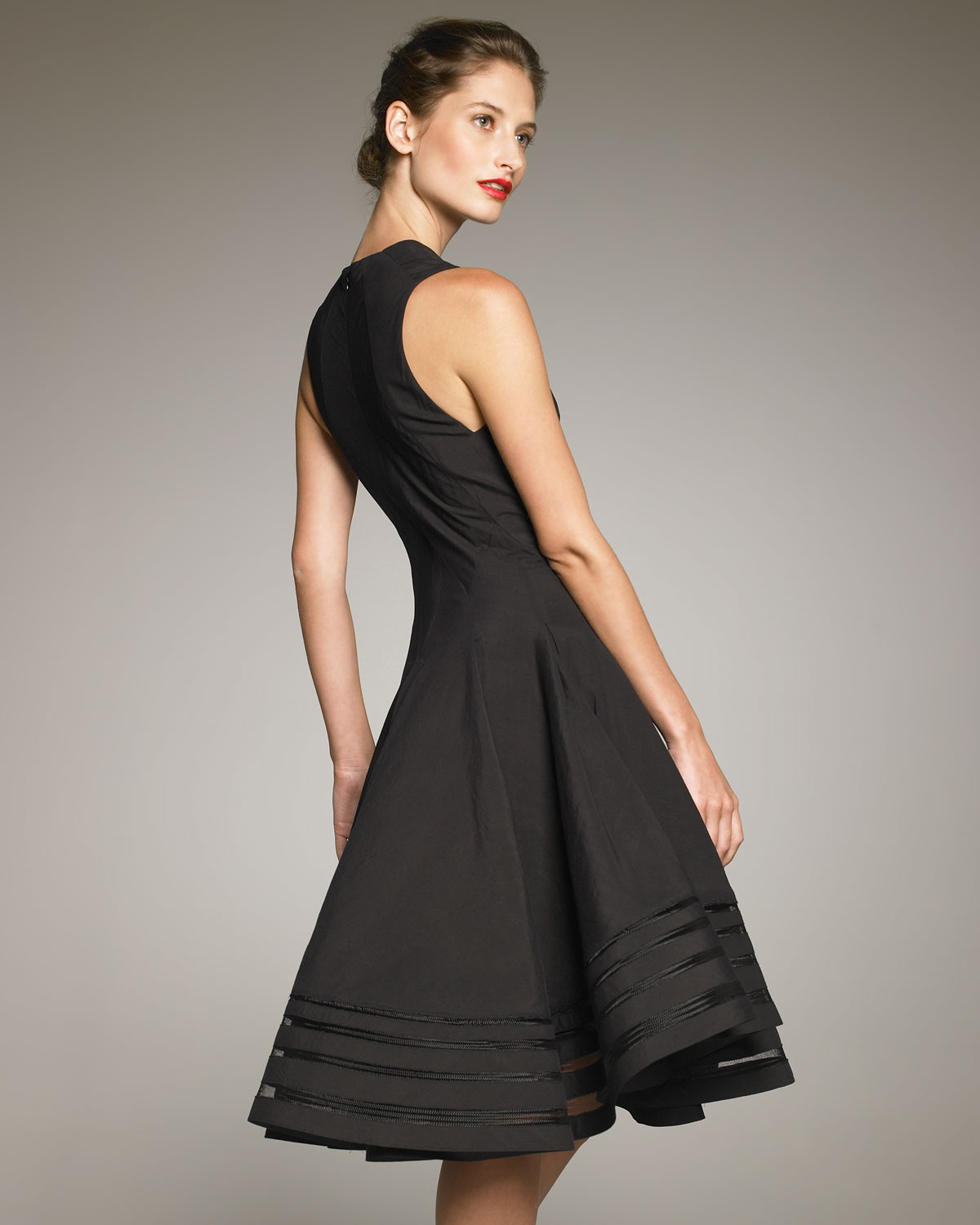 donna karan black dress