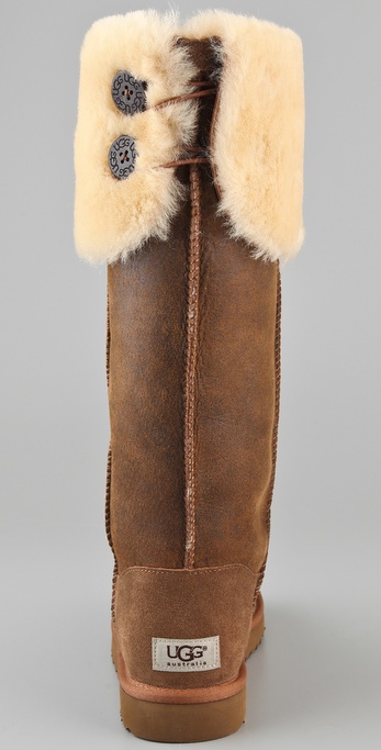 UGG Over The Knee Bailey Button Boots in Chestnut (Brown) - Lyst