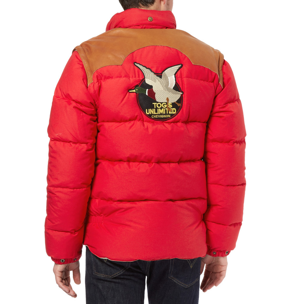 Chevignon Togs Unlimited Down-filled Jacket in Red for Lyst