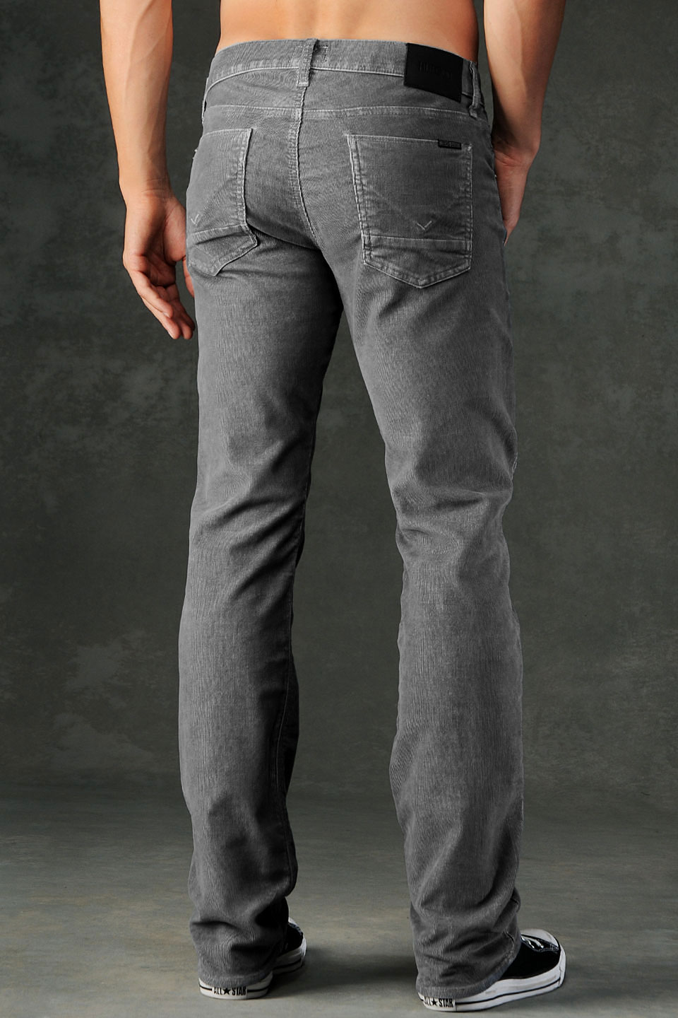 Hudson Jeans Byron Five Pocket Straight in Grey (Gray) for Men | Lyst