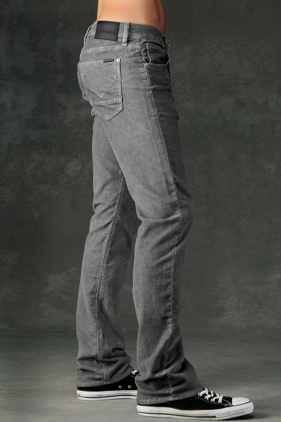 Hudson Jeans Byron Five Pocket Straight in Grey (Gray) for Men | Lyst