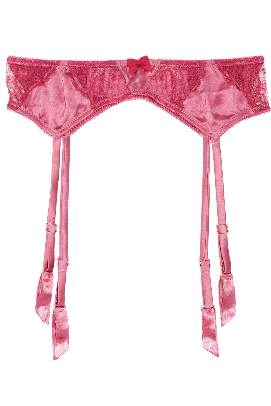 Myla Angelica Lace and Satin Suspender Belt in Pink | Lyst