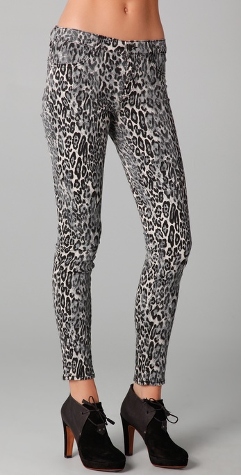 snow leopard leggings
