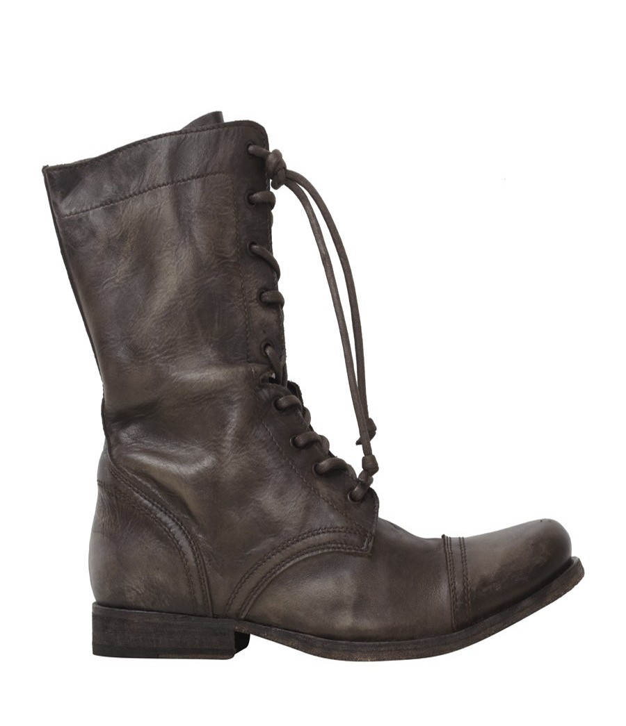 AllSaints Military Boots in Brown for Men Lyst