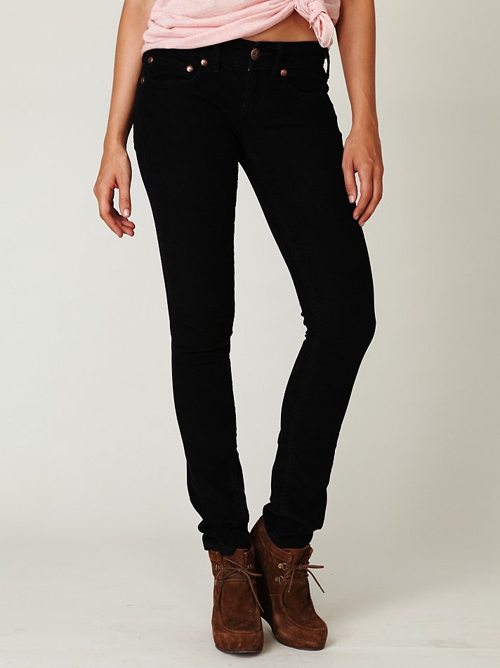 black skinny cords