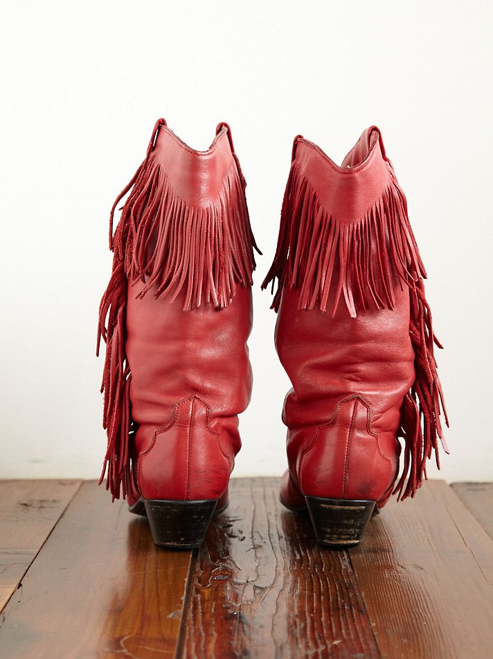free people red cowboy boots