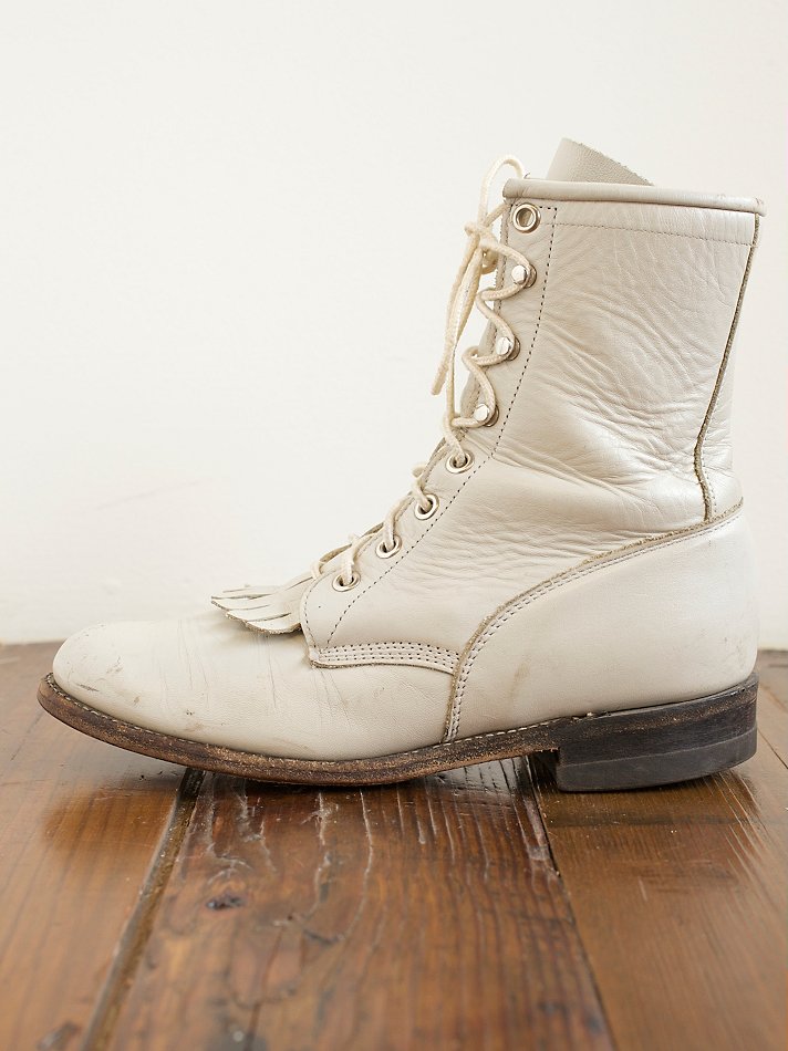 roper boots lace up