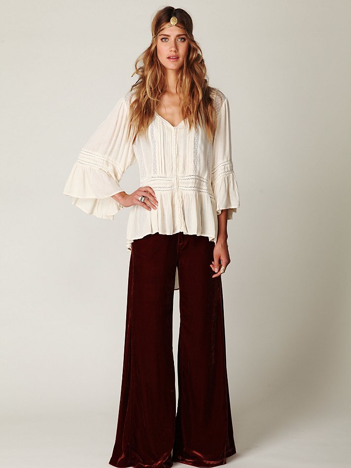 Fp Velvet Extreme Wideleg Pant 
