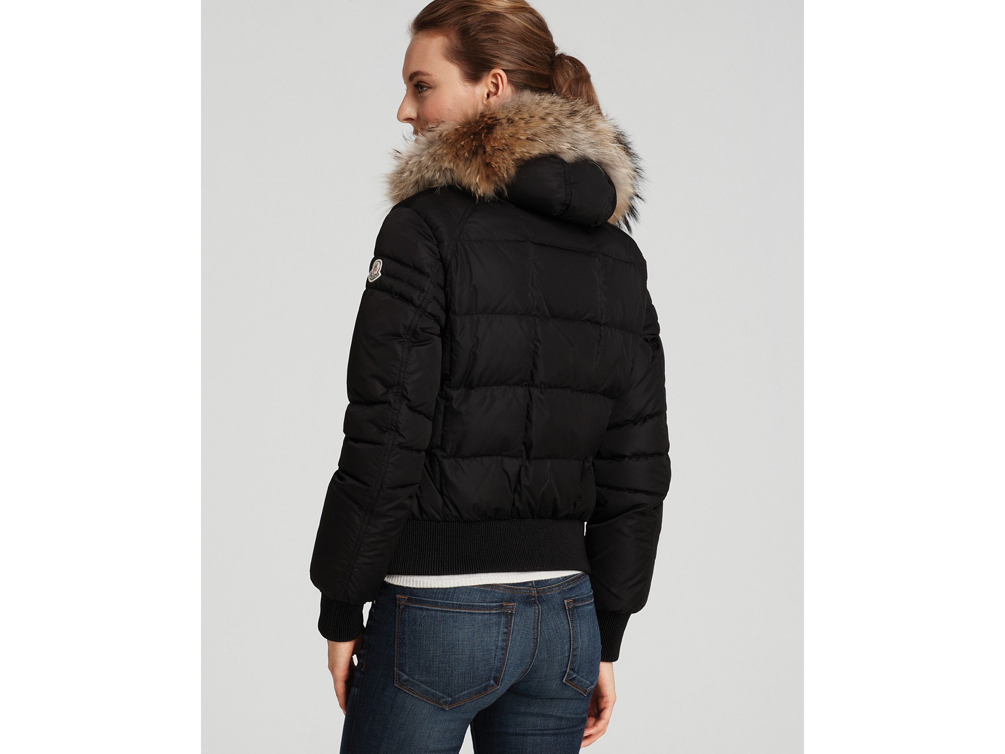 black moncler bomber