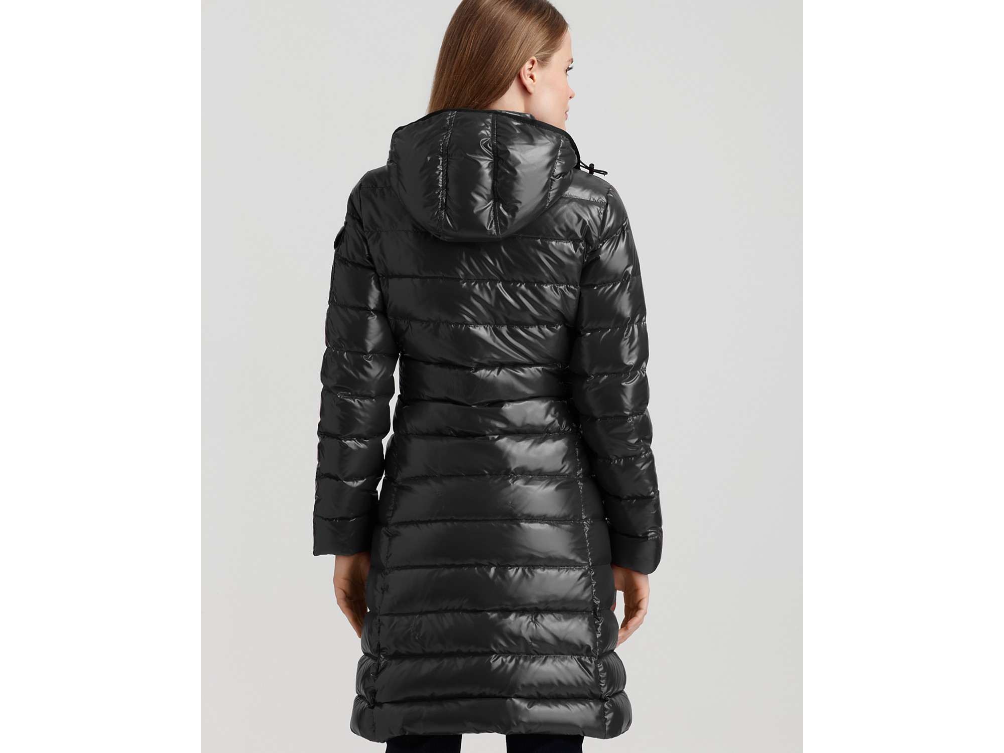 Lyst - Moncler Hermine Parka in Black