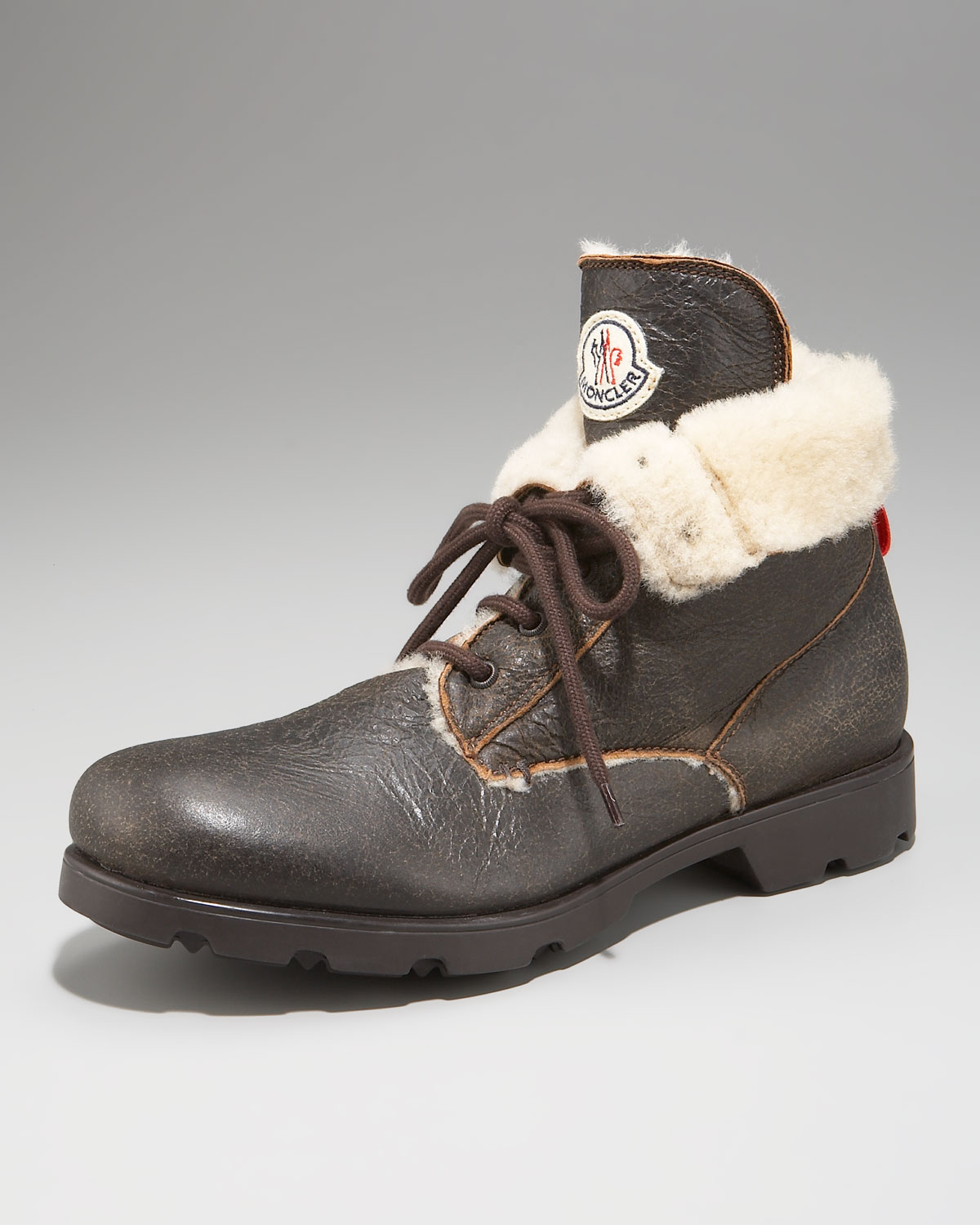 moncler shearling boots