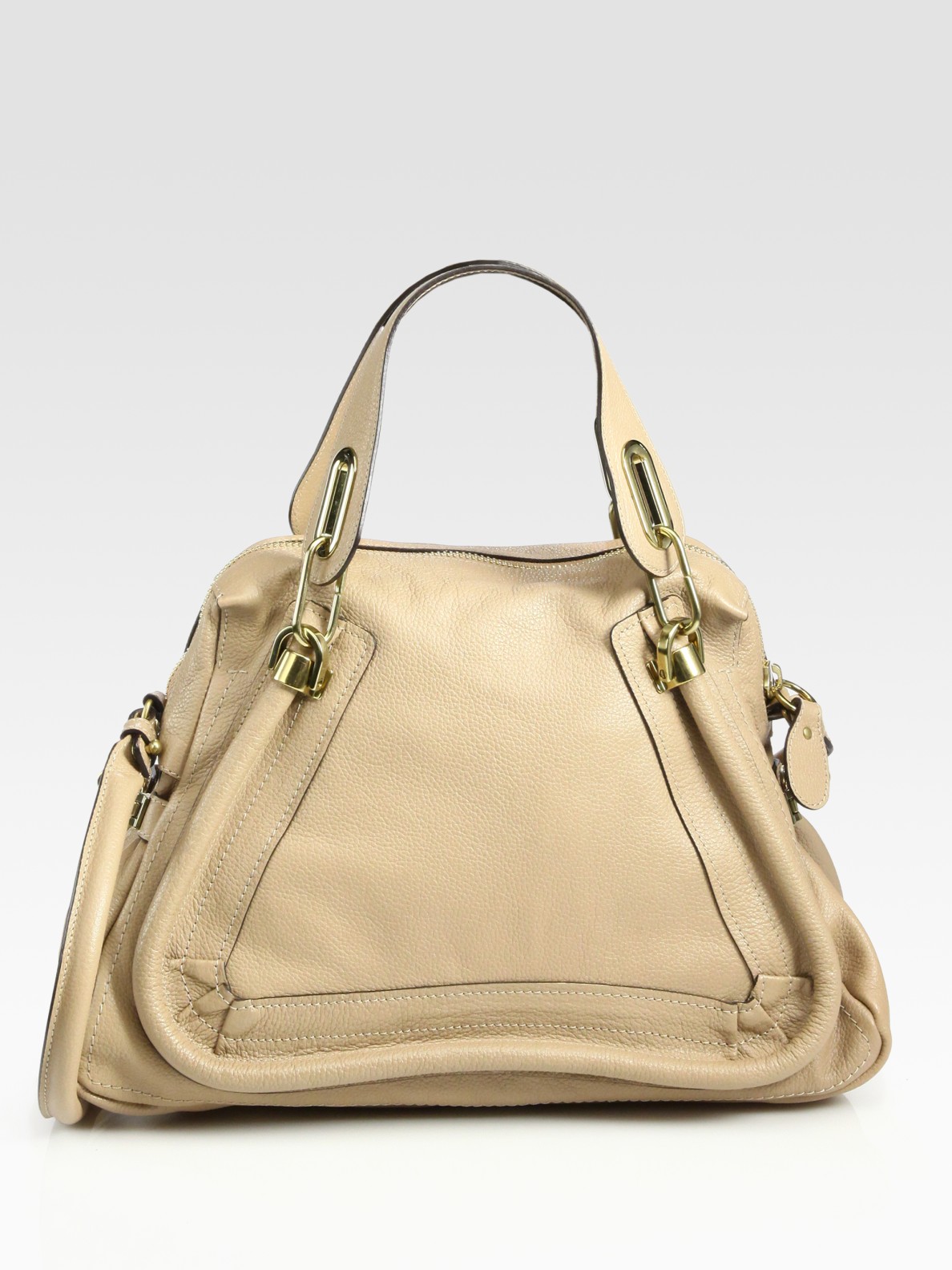 Chlo Paraty Medium Tote in Beige (dove) | Lyst