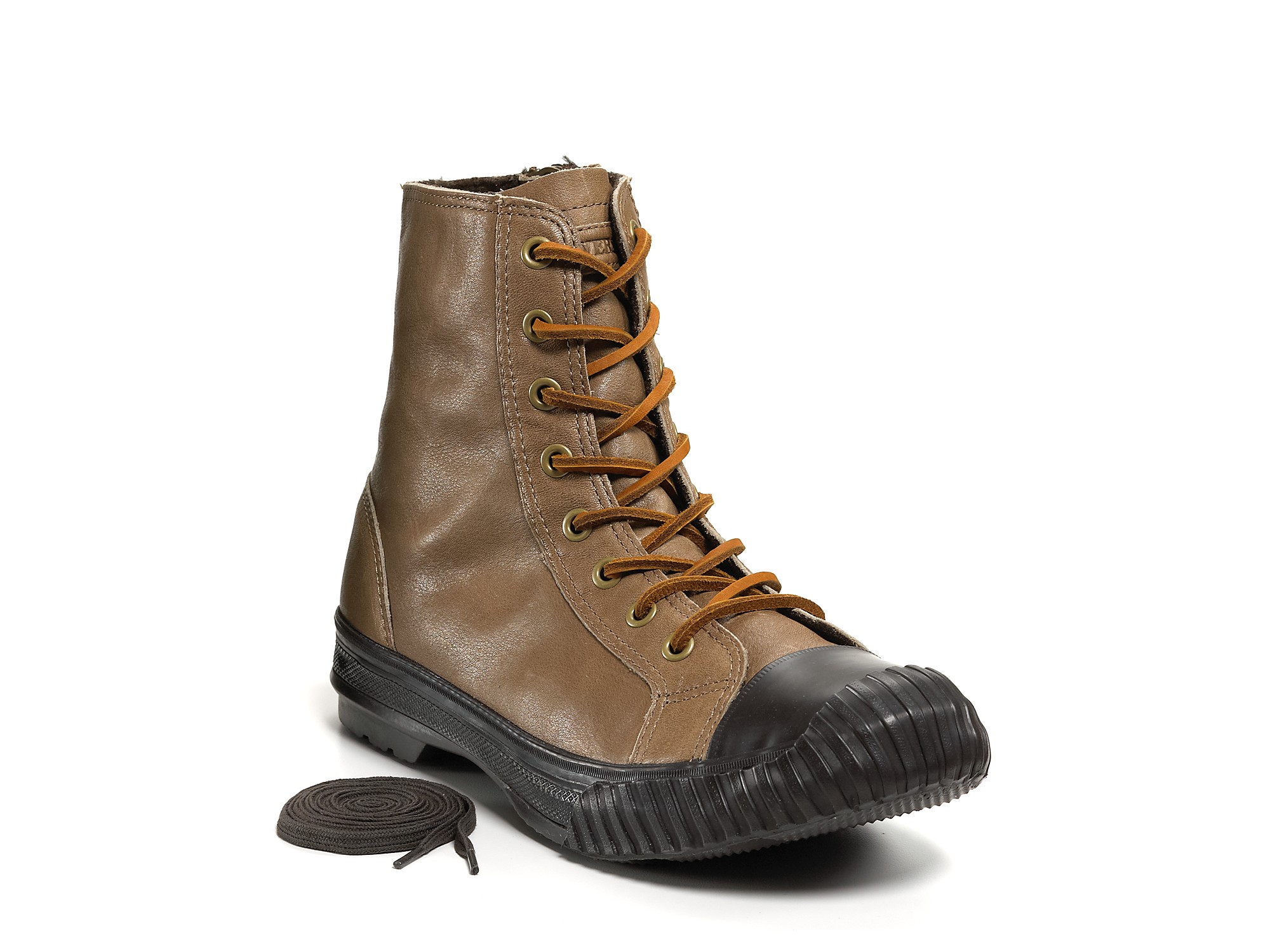 converse boots zipper