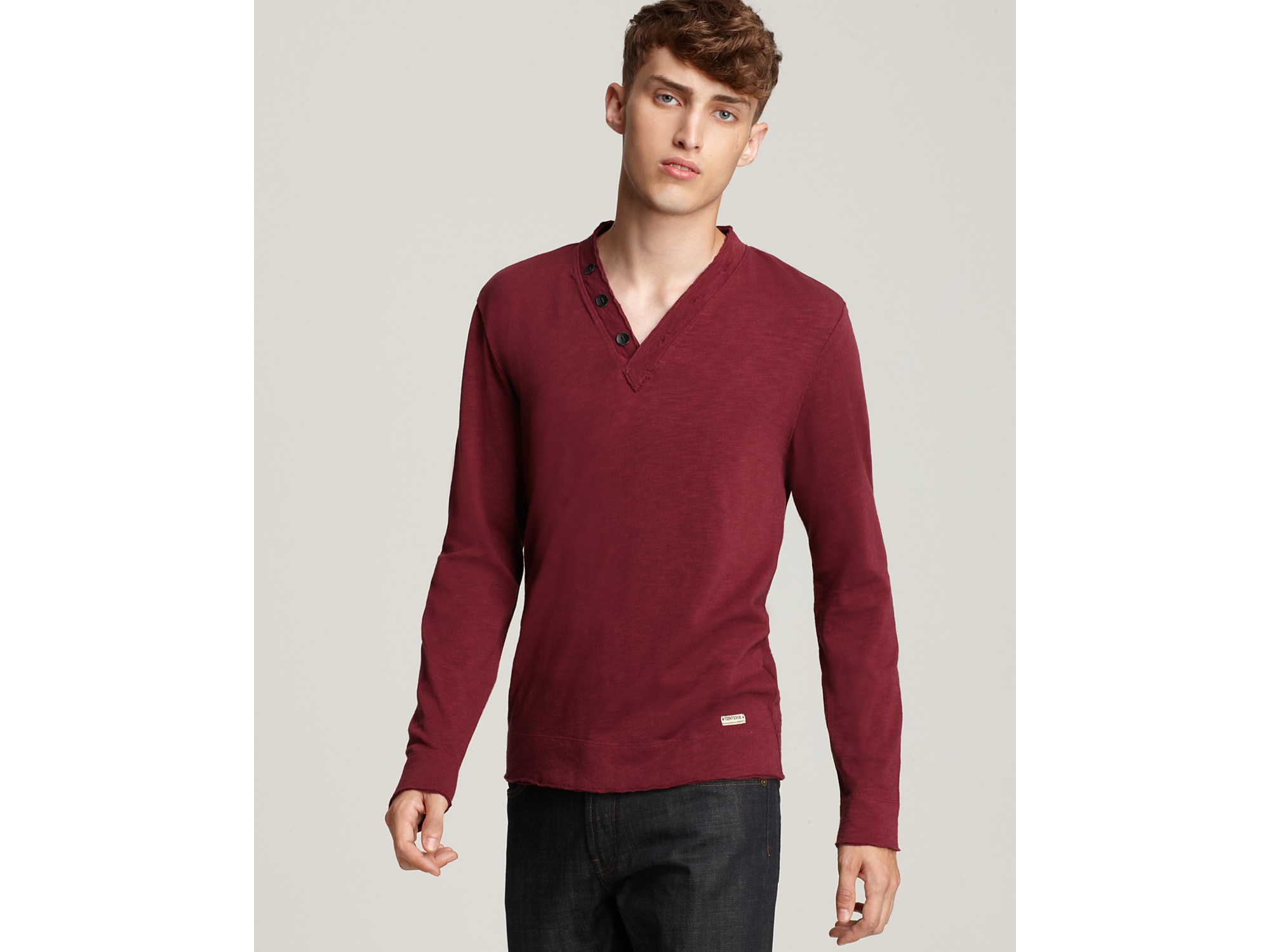 converse henley shirt