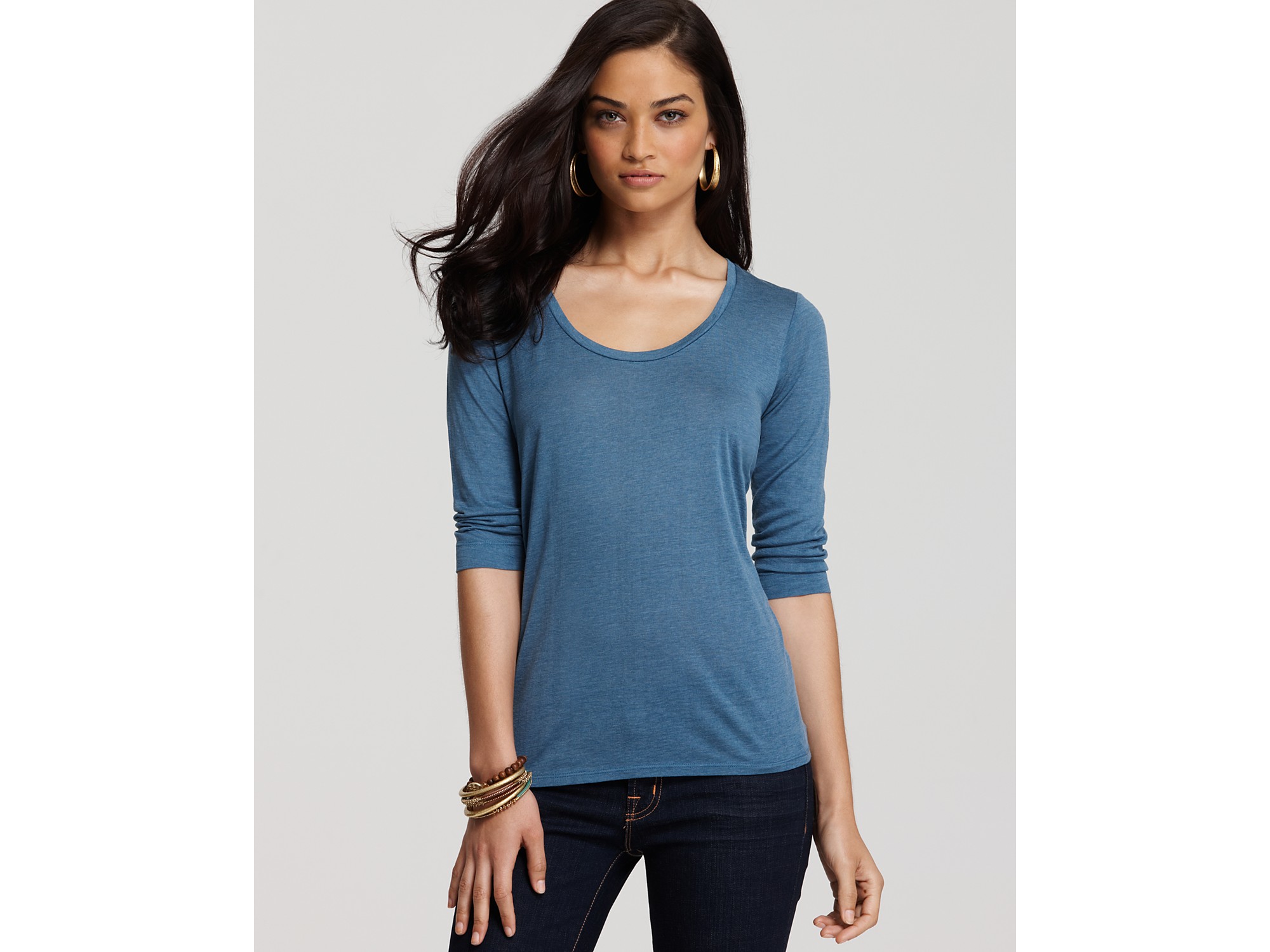 eileen fisher silk tee