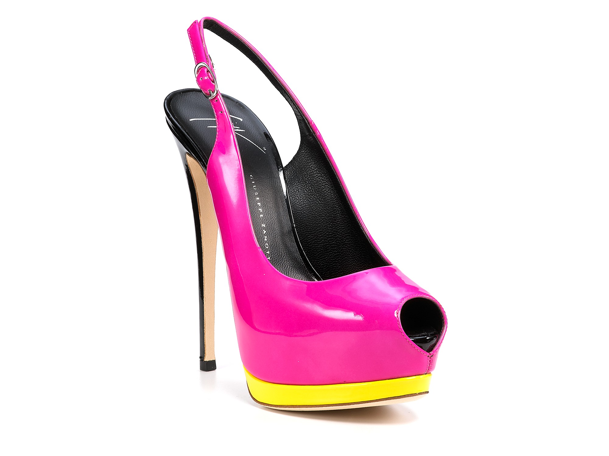 Lyst - Giuseppe zanotti Platform Pumps in Pink