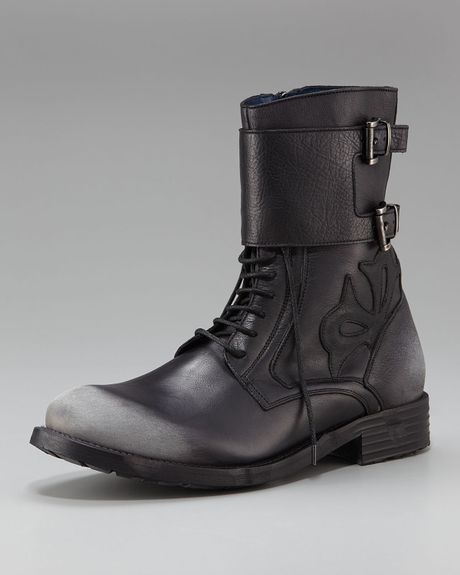 Mark Nason Revellers Buckled Boot in Black for Men | Lyst