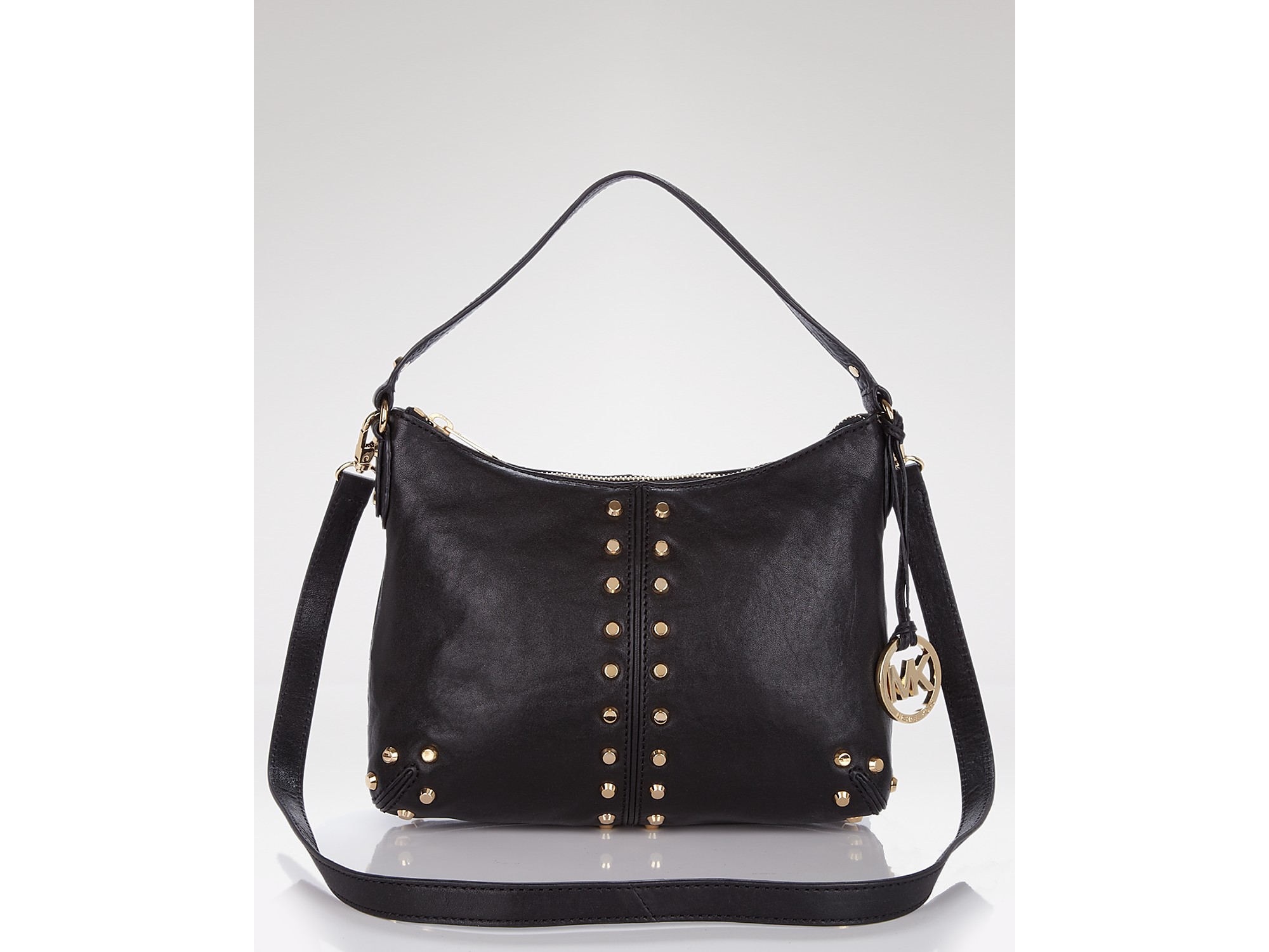 Michael Kors Michael Uptown Astor Messenger Bag in Black Lyst