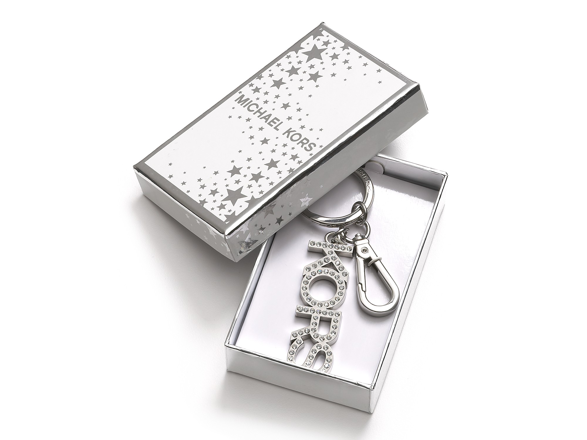 Michael Kors Keychain in Silver (Metallic) - Lyst