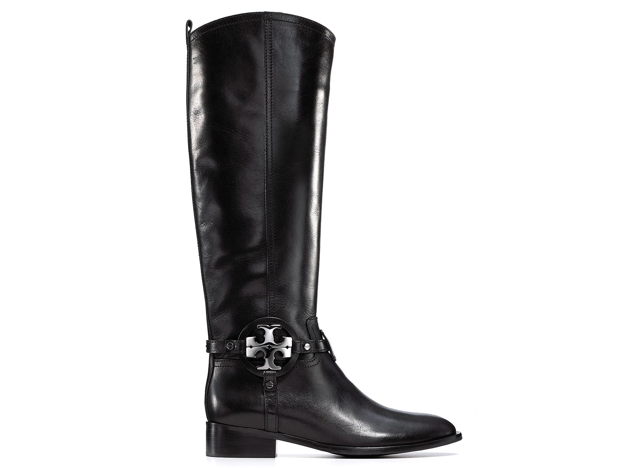 Tory Burch Aaden Riding Boots in Black - Lyst