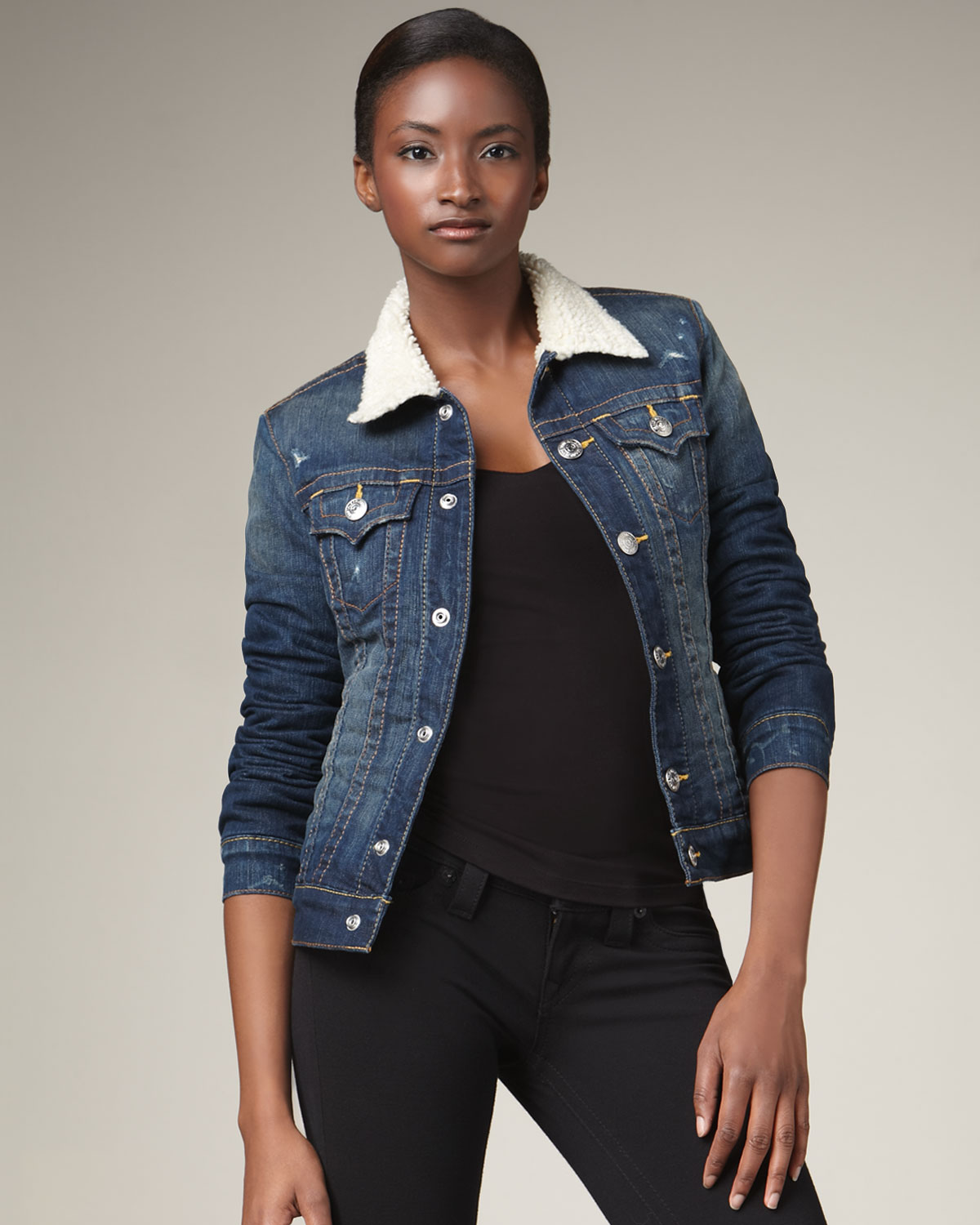 true religion sherpa jacket
