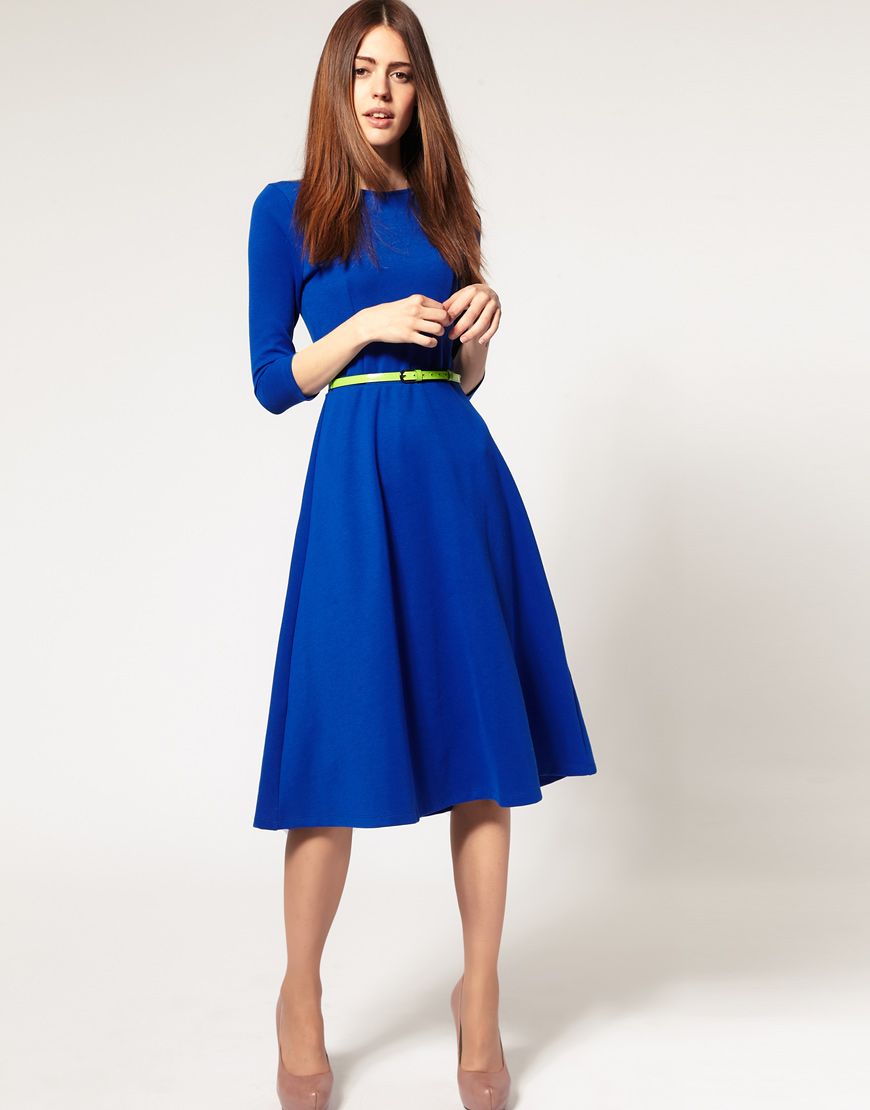 blue dress belt