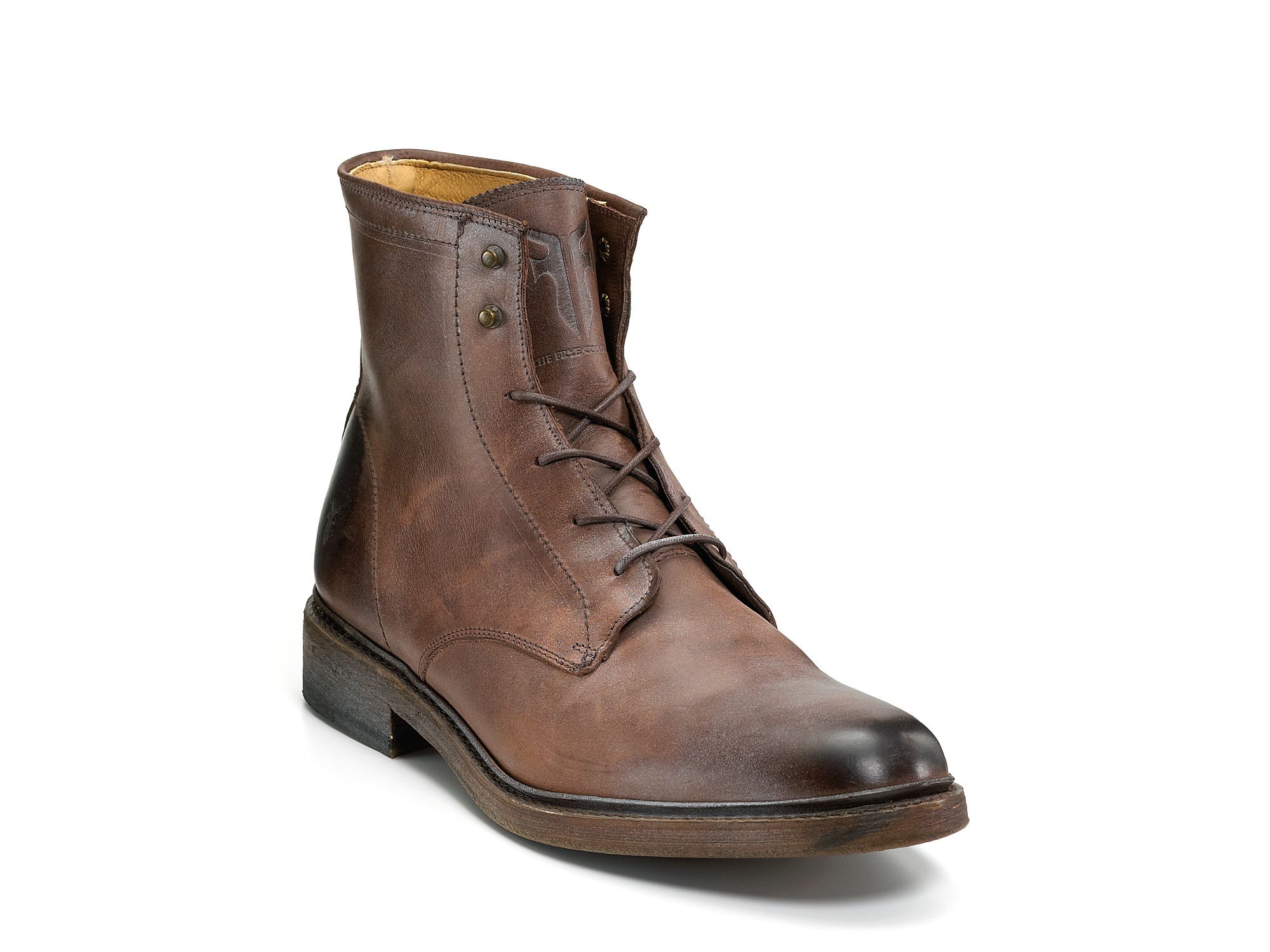 Frye James Lace Up Boot in Brown for Men | Lyst