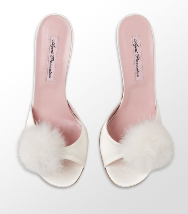 Agent Provocateur Mules in Ivory - Lyst