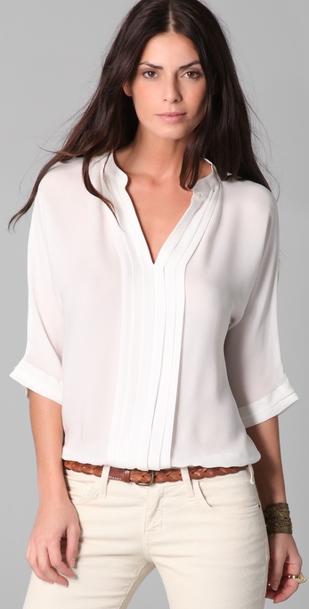 joie white top