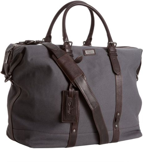 Kenneth Cole Grey Canvas Duff-minded Duffel Bag in Gray for Men (grey ...